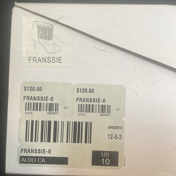 Aldo denim beaded heels - Picture 9 of 12